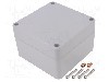 Carcasa aluminiu, 140mmx140mmx91mm, IP68, DELTRON ENCLOSURES - 490-141409A-68 foto