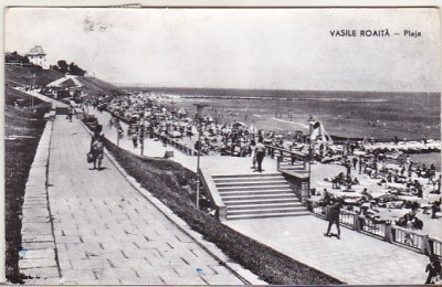bnk cp Vasile Roaita - Plaja - circulata foto