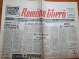 romania libera 10 martie 1990-privatizarea pro sau contra,teroristii in proces