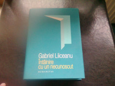 INTALNIRE CU UN NECUNOSCUT - GABRIEL LIICEANU foto