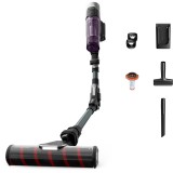 Aspirator vertical Rowenta RH2048WO, 3 trepte, Autonomie 45 minute, Functie Boost, Afisaj LED, 250 W, Iluminare LED, 2 filtre