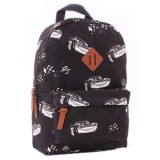 Rucsac Mini Cars 3 Negru Baieti, Ghiozdan Gradinita/Scoala, Usor si Incapator