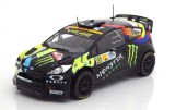 Macheta Ford Fiesta RS WRC #46 Valentino Rossi 2012 - IXO 1/18 (Rally, raliu)