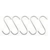 Set 5 carlige pentru suspendat carnea, tip S, otel inoxidabil, 20 cm