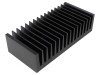 Radiator extrudat cu aripioare negru 75x160x40 mm