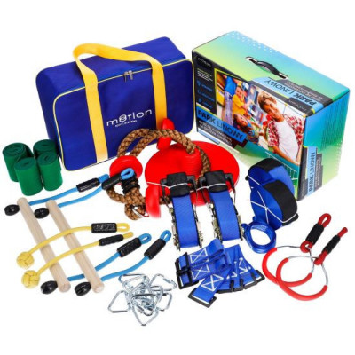 Cursa cu obstacole, pentru copii, portabil, set 17 piese si accesorii montane, Motion Sport Activities GartenVIP DiyLine foto