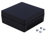 Carcasă ABS neagră pentru alarmă 85x85x35.5mm