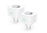 Cumpara ieftin Priza inteligenta Meross 16 A, WiFi, functioneaza cu Alexa, Google Home, set de 2 - RESIGILAT