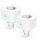 Priza inteligenta Meross 16 A, WiFi, functioneaza cu Alexa, Google Home, set de 2 - RESIGILAT
