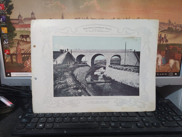 Calea ferată T&acirc;rgu Ocna Palanca, Viaduct cu două pasaje peste Ulminiș, 1903 201