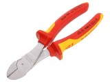 Clești Laterali Izolați 180mm Oțel Crom Vanadium