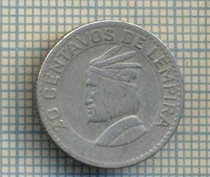 12124 MONEDA -HONDURAS -20 CENTAVOS DE LEMPIRA -ANUL 1967 -STAREA CARE SE VEDE foto