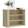 Gossi dulap de perete, stejar sonoma, 75x35x60 cm, lemn prelucrat