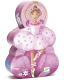 Cumpara ieftin Puzzle silueta - Balerina cu flori, 36 piese