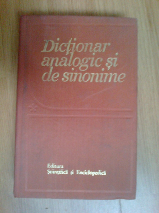 z2 DICTIONAR ANALOGIC SI DE SINONIME - M.BUCA