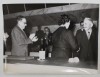 ' PAPA CERVI ' , LUPTATOR ANTIFASCIST , SALUTAT LA AL VIII - LEA CONGRES AL P.C.I. , ROMA , FOTOGRAFIE DE PRESA , 1956