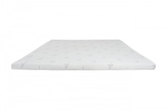 Topper cu memorie Memory Lavanda 160x200, husa detasabila si lavabila, tratament lavanda, fermitate moale