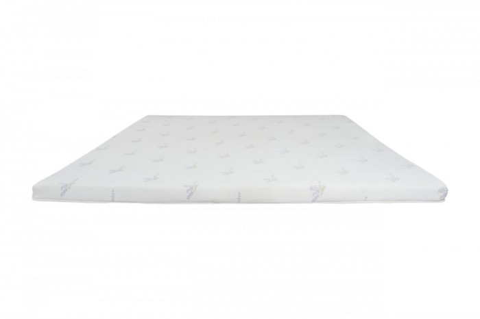Topper cu memorie Memory Lavanda 160x200, husa detasabila si lavabila, tratament lavanda, fermitate moale