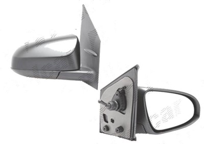 Oglinda exterioara Toyota Aygo, 06.2014-; Citroen C1, 06.2014-; Peugeot 108, 06.2014-, Dreapta, reglare manuala; grunduita; geam convex; cromat, View foto