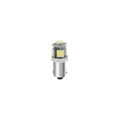 Bec Hyper-Led15 - 5SMD 24/28V T4W soclu metal BA9s 2buc - Alb Garage AutoRide foto