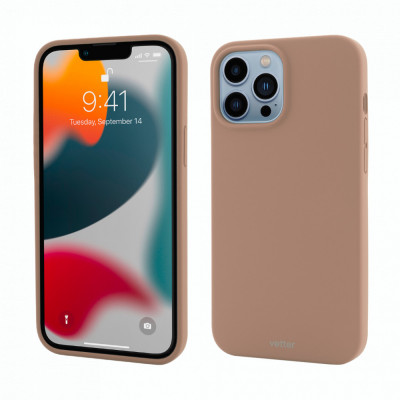 Husa Vetter pentru iPhone 13 Pro Max, Clip-On Soft Touch Silk Series Mag Safe Compatible, Roz foto
