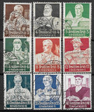 C2944 - Germania Reich 1934 - Munca 9v.stampilate ,serie completa, Stampilat