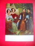 HOPCT 14779 FAMILIA POETULUI VASILE ALECSANDRI -NICOLLO LIVADITTI 1804-1860 - -CP PICTURA-- ROMANIA-NECIRCULATA