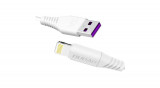Dudao Cablu USB / Lightning, 5A, 1m, alb (L2L-1m-alb)
