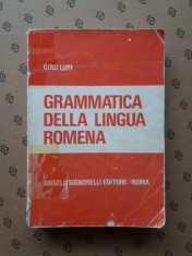 GRAMATICA DELLA LINGUA ROMENA ? Gino Lupi an 1975 foto