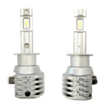 Cumpara ieftin Set 2 LED-uri Auto Techstar&reg; T100, H7, 30w, 3000 Lumeni, 6500K, AUTO, 12-24 Volti, CSP, Canbus, Radiator Aluminiu, Racire Pasiva