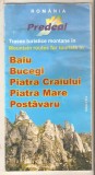 Harta Turistica Predeal-Baiu,Bucegi,Piatra-Craiului,Piatra-Mare,Postavaru