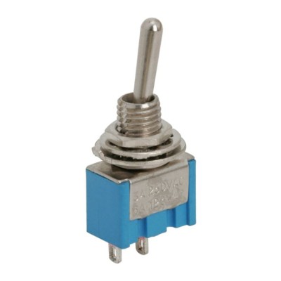 Comutator cu brat 1 circuit 3A 250V OFF-ON 09016 cu retinere foto