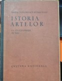Carte Istoria Artelor Marin Simionescu R&acirc;mniceanu 1924 Editura Cultura Nationala Cartonata 190 pag