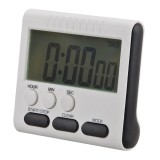 Cumpara ieftin Timer Digital Bucatarie Multifunctional Huaxuan cu Suport Magnetic Display LCD Alarma - Argintiu