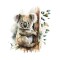 Sticker decorativ Koala, Maro, 61 cm, 3824ST