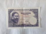 Spania 25 Pesetas 1954 Noua