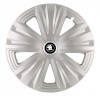 Set 4 capace roti pentru Skoda Nou Alb-Negru, model Glory Gray, R16, Autohelix MSA