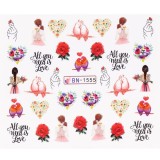 Cumpara ieftin Tatuaj Unghii LUXORISE Love Statement, BN-1555