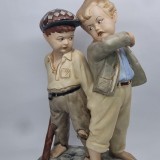 Batausii - bibelou portelan romanesc vintage- varianta mare