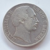 Germania Bavaria 1 Thaler / Taler 1857 argint Maximilian ll
