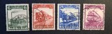 Germania (Deutsches Reich 1935) Seria Completă "100 Jahre Deutsche Eisenbahn / Centenarul Căilor Ferate" (6Pf , 12Pf , 25Pf , 40Pf , Obliterate) CLK1
