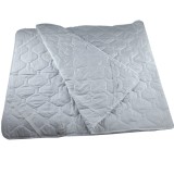 Protectie saltea bumbac cu elastic la colturi, 160x200 cm, umplutura fibre poliester, 150 g m &sup2;, lavabila la 90 C, alb