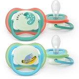 Philips Avent Ultra Air Day&amp;Night SCF376/28 6-18m suzetă Boy 2 buc