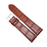 Curea Ceas &bdquo;Fleurus Heritage&rdquo; &ndash; Piele Veritabil? de Vi?el, Maro Deschis cu Cataram? Aurie (16mm - 20mm)