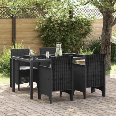 vidaXL Scaun pentru Grădină 4 pcs Antracit Dimensiune: 53 x 49 x 85 cm 847470 foto