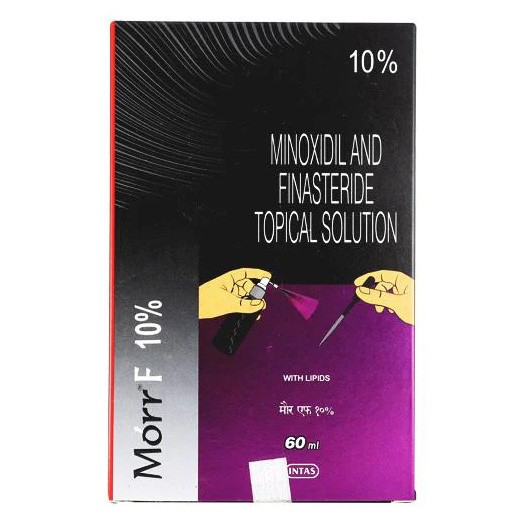 Solutie, Morr F, impotriva Caderii Parului, Minoxidil 10% si Finasteride 0.1%, Pipeta si Pulverizato