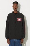 ICECREAM geaca Ictv Coach Jacket barbati, culoarea negru, de tranzitie, IC24305