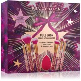 Makeup Revolution Xmas 2025 Full Look set cadou de Crăciun faciale