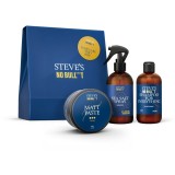Steve&#039;s No Bull***t Hair Care Trio Box set cadou pentru păr pentru bărbați