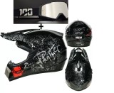 Cumpara ieftin Casca Moto Atv Cross Enduro Downhill + Ochelari 100% ,marimi disponibile M,L,XL si XXL
